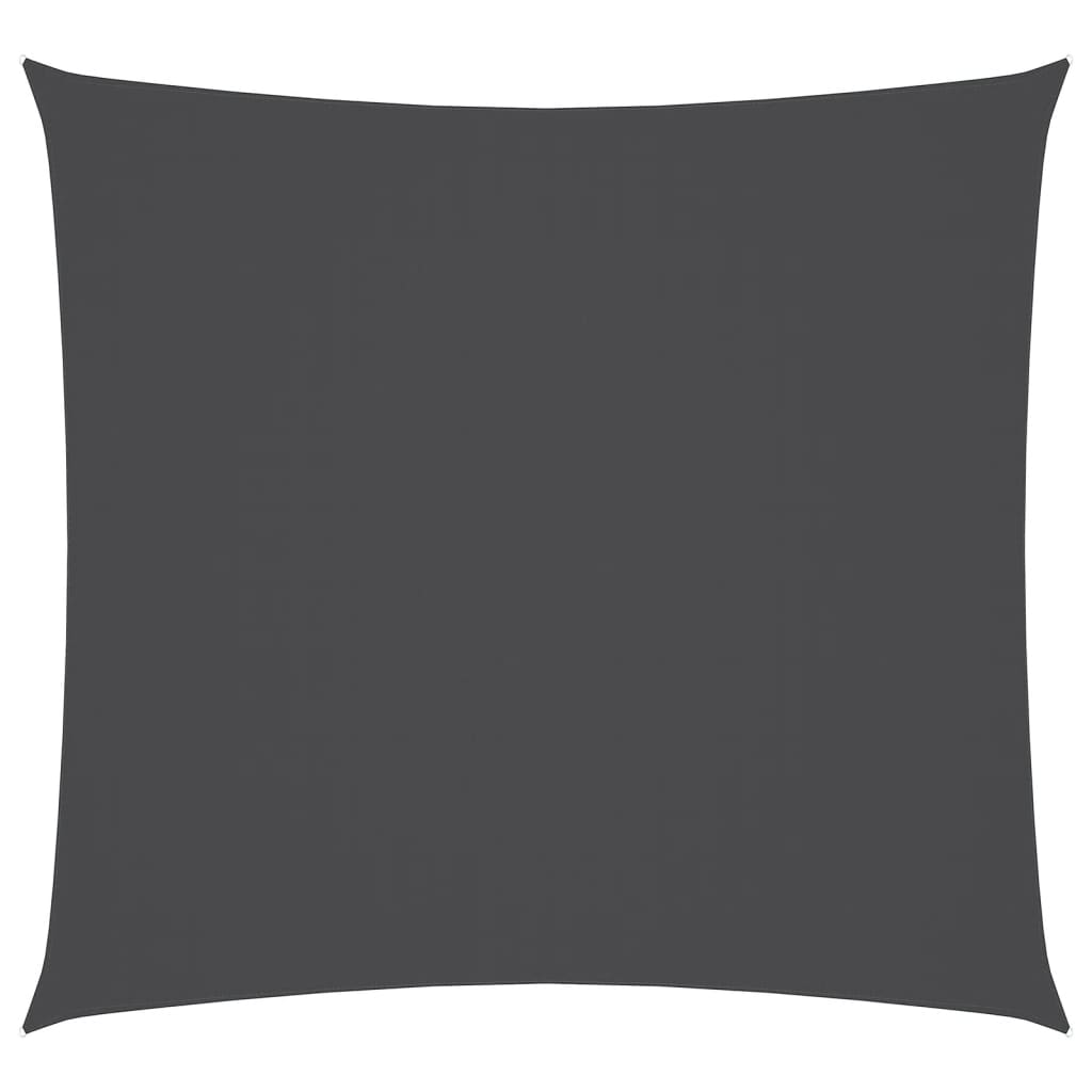 vidaXL Sunshade Sail Oxford Fabric Square 4x4 m Anthracite