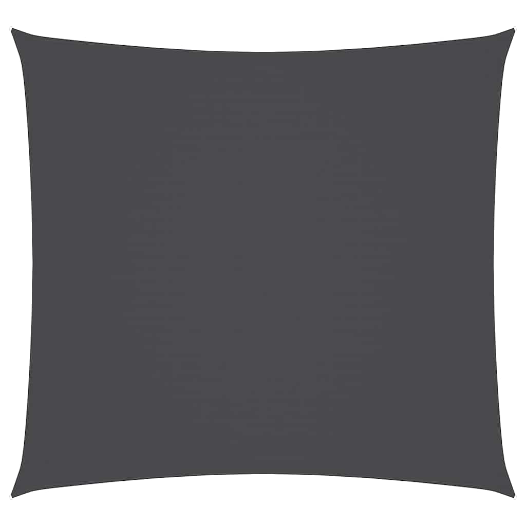 135086 vidaXL Sunshade Sail Oxford Fabric Square 5x5 m Anthracite