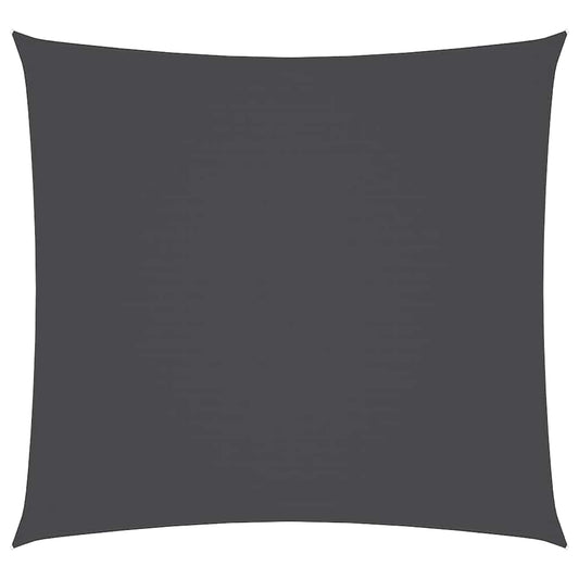 135086 vidaXL Sunshade Sail Oxford Fabric Square 5x5 m Anthracite