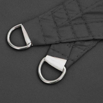135086 vidaXL Sunshade Sail Oxford Fabric Square 5x5 m Anthracite