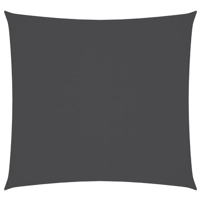 135087 vidaXL Sunshade Sail Oxford Fabric Square 6x6 m Anthracite