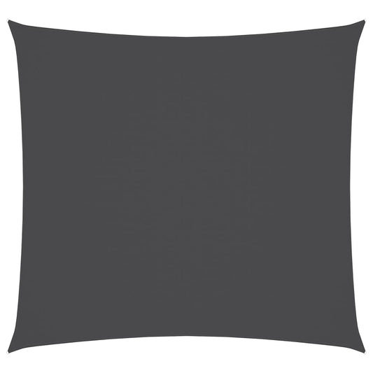 135087 vidaXL Sunshade Sail Oxford Fabric Square 6x6 m Anthracite
