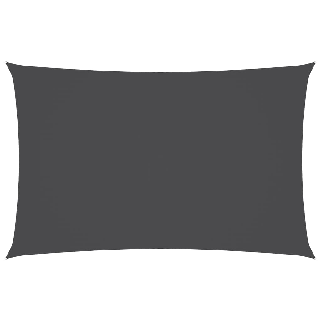 vidaXL Sunshade Sail Oxford Fabric Rectangular 2.5x5 m Anthracite