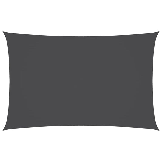 vidaXL Sunshade Sail Oxford Fabric Rectangular 2.5x5 m Anthracite