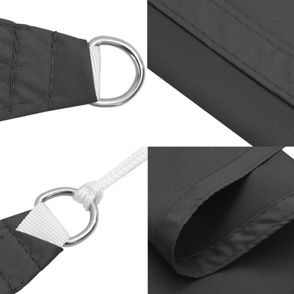 vidaXL Sunshade Sail Oxford Fabric Rectangular 2.5x5 m Anthracite