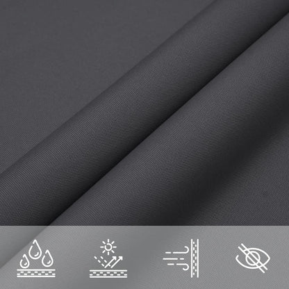 vidaXL Sunshade Sail Oxford Fabric Rectangular 5x6 m Anthracite