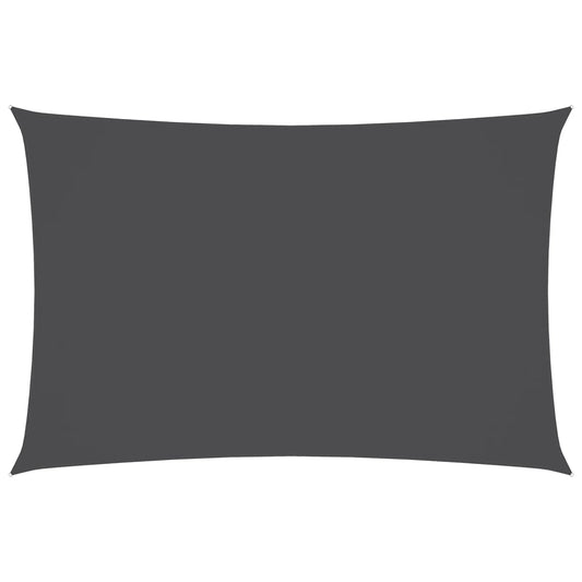 135113 vidaXL Sunshade Sail Oxford Fabric Rectangular 6x8 m Anthracite