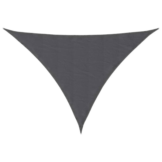 135114 vidaXL Sunshade Sail Oxford Fabric Triangular 2,5x2,5x3,5 m Anthracite