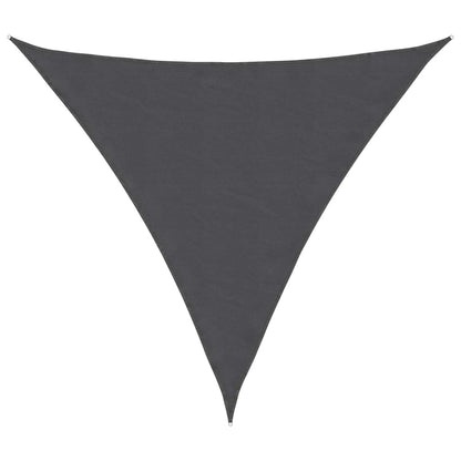 135115 vidaXL Sunshade Sail Oxford Fabric Triangular 3x3x3 m Anthracite