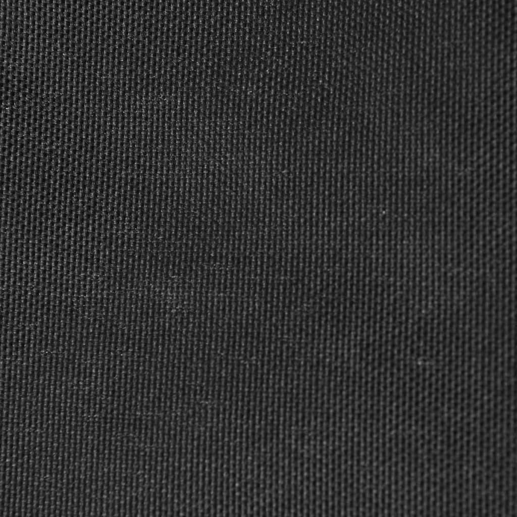 vidaXL Sunshade Sail Oxford Fabric Triangular 5x6x6 m Anthracite