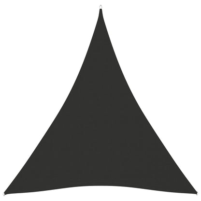 vidaXL Sunshade Sail Oxford Fabric Triangular 5x6x6 m Anthracite