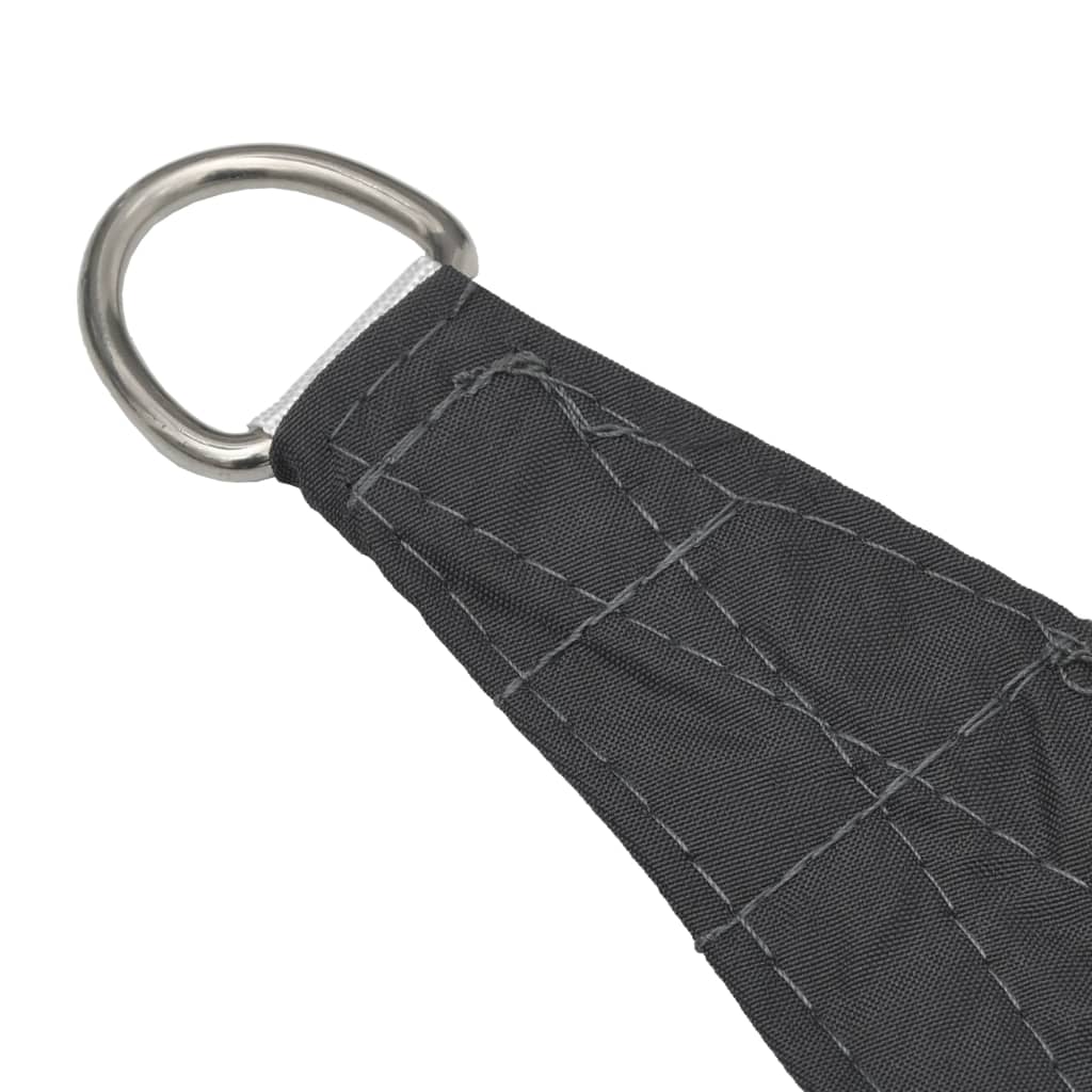 vidaXL Sunshade Sail Oxford Fabric Triangular 5x7x7 m Anthracite