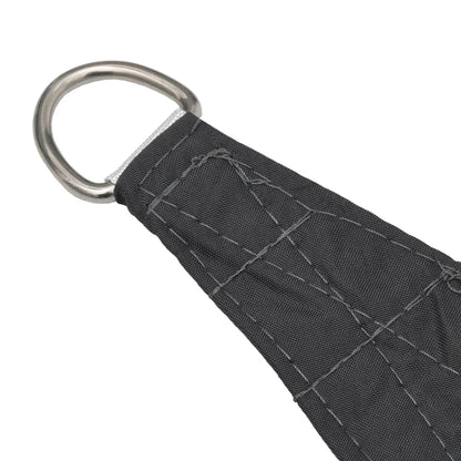 vidaXL Sunshade Sail Oxford Fabric Triangular 5x7x7 m Anthracite