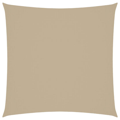 135136 vidaXL Sunshade Sail Oxford Fabric Square 2,5x2,5 m Beige