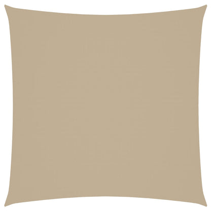 vidaXL Sunshade Sail Oxford Fabric Square 4x4 m Beige
