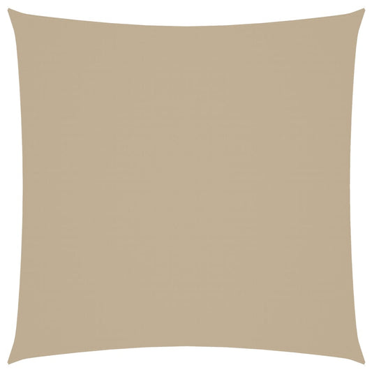 vidaXL Sunshade Sail Oxford Fabric Square 4x4 m Beige