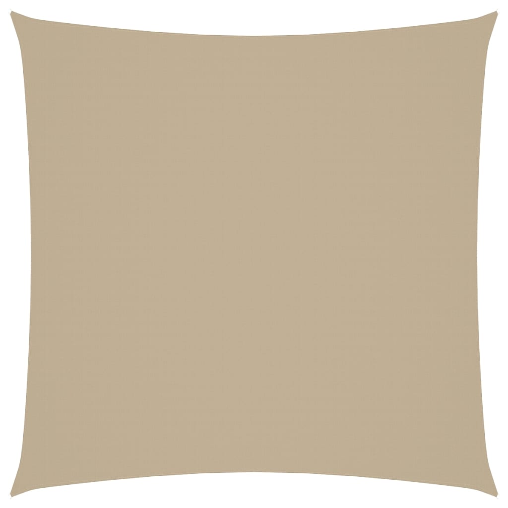 vidaXL Sunshade Sail Oxford Fabric Square 6x6 m Beige