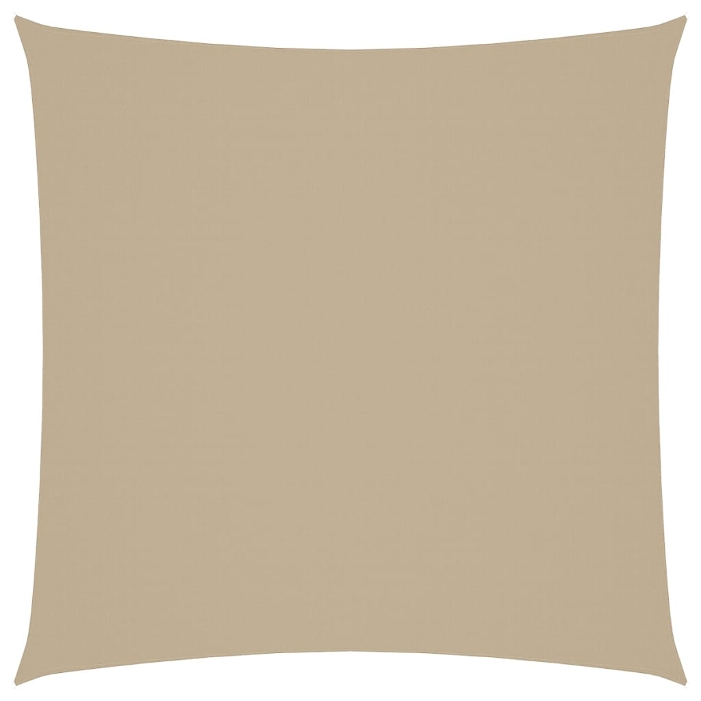 vidaXL Sunshade Sail Oxford Fabric Square 7x7 m Beige