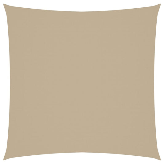 vidaXL Sunshade Sail Oxford Fabric Square 7x7 m Beige