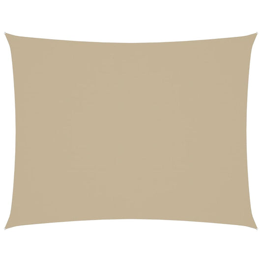 vidaXL Sunshade Sail Oxford Fabric Rectangular 2x3.5 m Beige