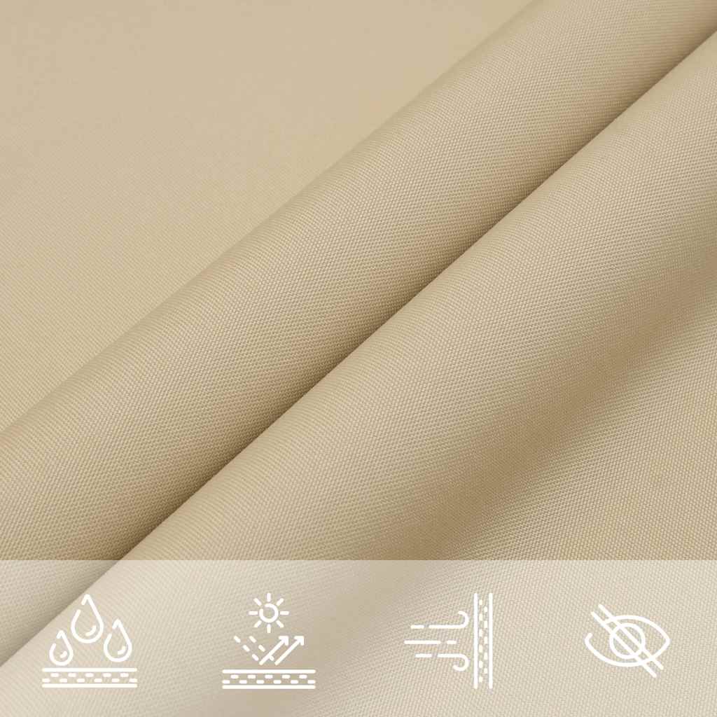 vidaXL Sunshade Sail Oxford Fabric Rectangular 2x3.5 m Beige