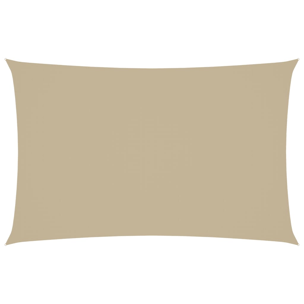 vidaXL Sunshade Sail Oxford Fabric Rectangular 2x5 m Beige