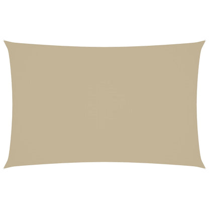 vidaXL Sunshade Sail Oxford Fabric Rectangular 2x5 m Beige