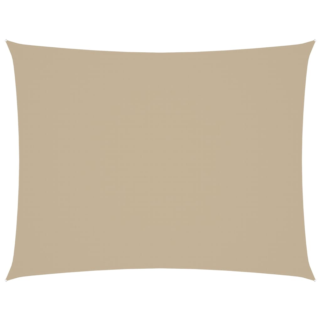 vidaXL Sunshade Sail Oxford Fabric Rectangular 2.5x3.5 m Beige