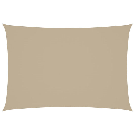 vidaXL Sunshade Sail Oxford Fabric Rectangular 2.5x4.5 m Beige