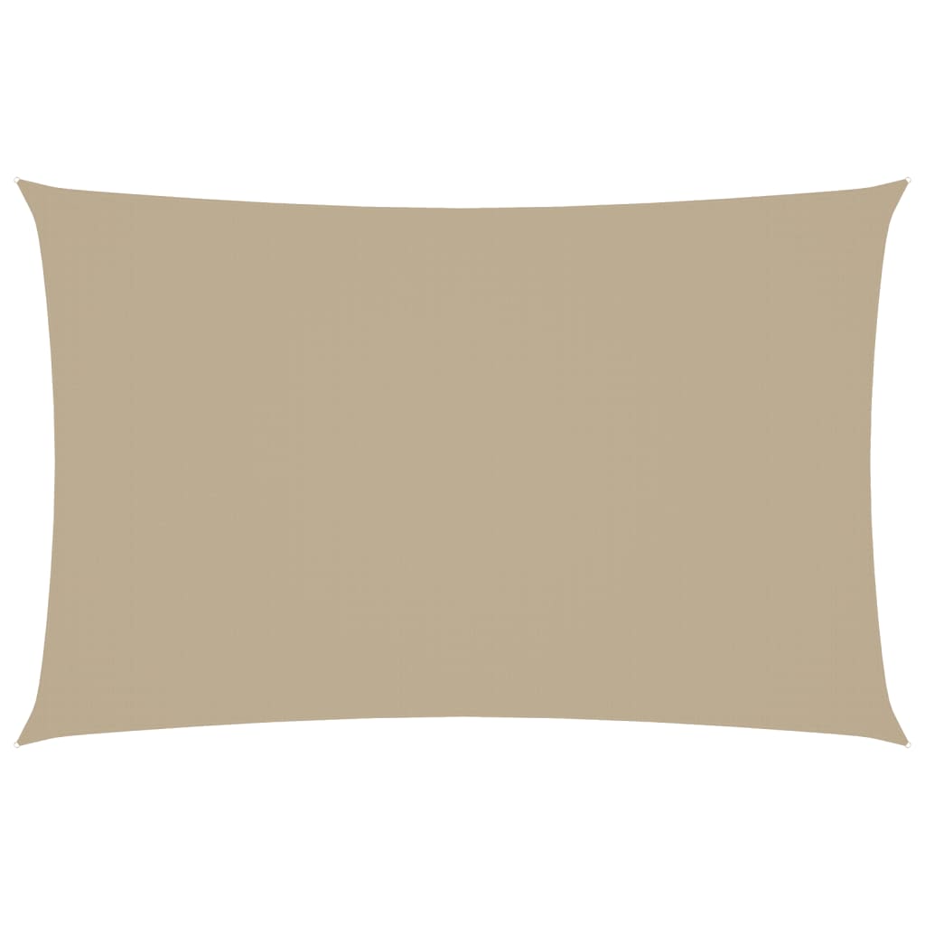 vidaXL Sunshade Sail Oxford Fabric Rectangular 2.5x5 m Beige