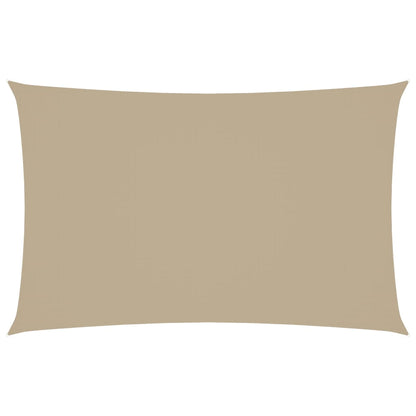 vidaXL Sunshade Sail Oxford Fabric Rectangular 2.5x5 m Beige
