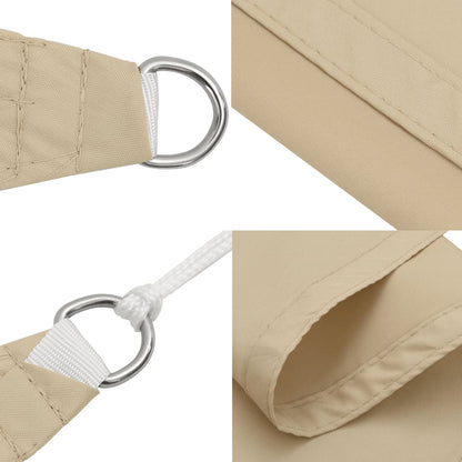 vidaXL Sunshade Sail Oxford Fabric Rectangular 3x4 m Beige
