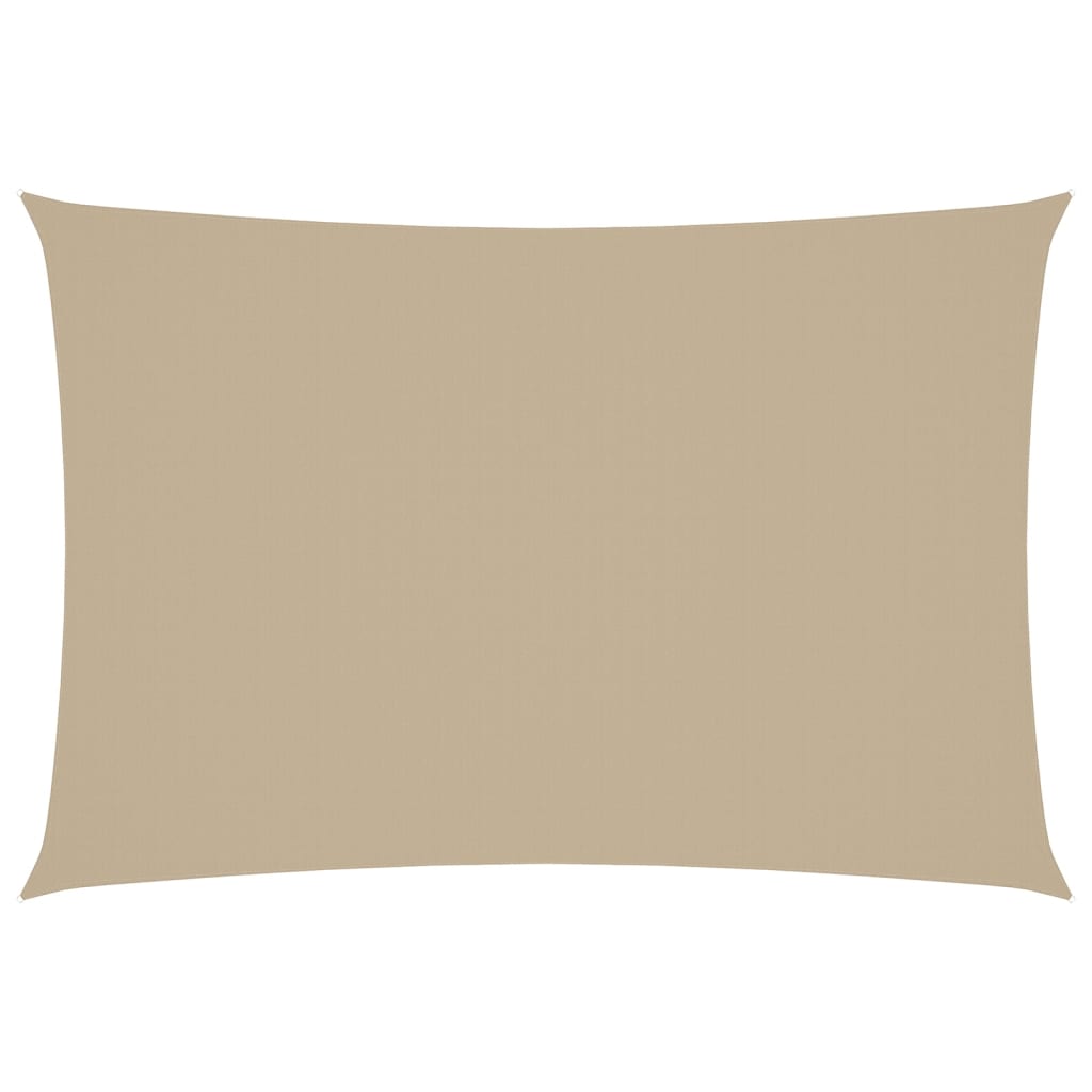 vidaXL Sunshade Sail Oxford Fabric Rectangular 3x5 m Beige