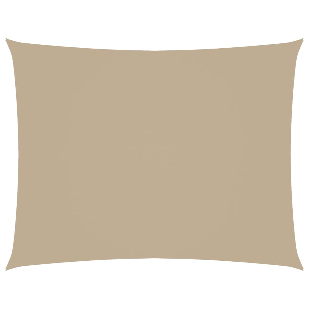 vidaXL Sunshade Sail Oxford Fabric Rectangular 3.5x4.5 m Beige