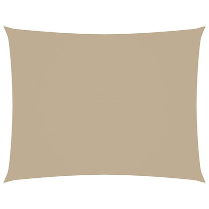 vidaXL Sunshade Sail Oxford Fabric Rectangular 3.5x4.5 m Beige