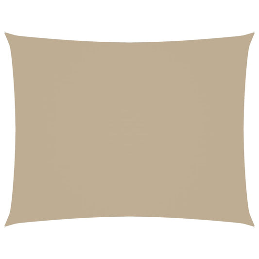 vidaXL Sunshade Sail Oxford Fabric Rectangular 3.5x4.5 m Beige