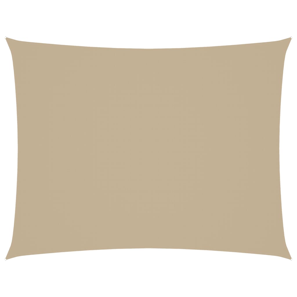 vidaXL Sunshade Sail Oxford Fabric Rectangular 3.5x5 m Beige
