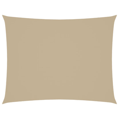 vidaXL Sunshade Sail Oxford Fabric Rectangular 3.5x5 m Beige