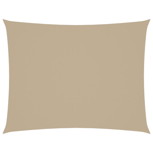 vidaXL Sunshade Sail Oxford Fabric Rectangular 4x5 m Beige