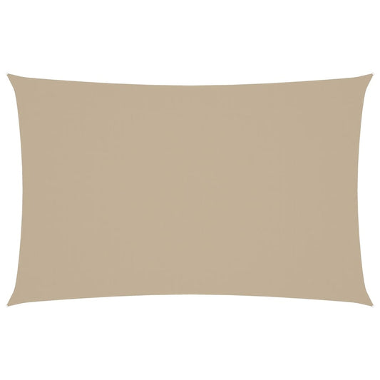 vidaXL Sunshade Sail Oxford Fabric Rectangular 4x7 m Beige