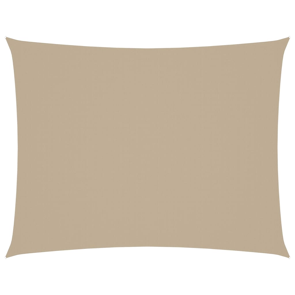vidaXL Sunshade Sail Oxford Fabric Rectangular 5x6 m Beige