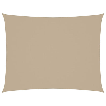 vidaXL Sunshade Sail Oxford Fabric Rectangular 5x6 m Beige