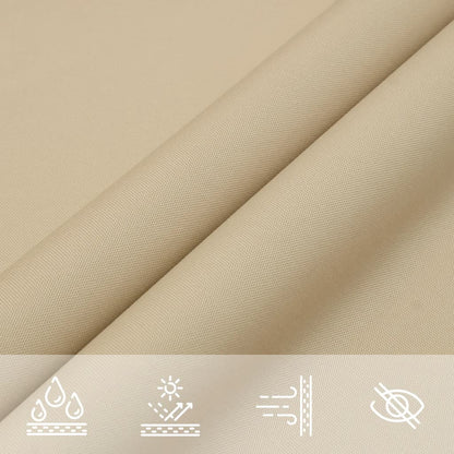 vidaXL Sunshade Sail Oxford Fabric Rectangular 5x6 m Beige