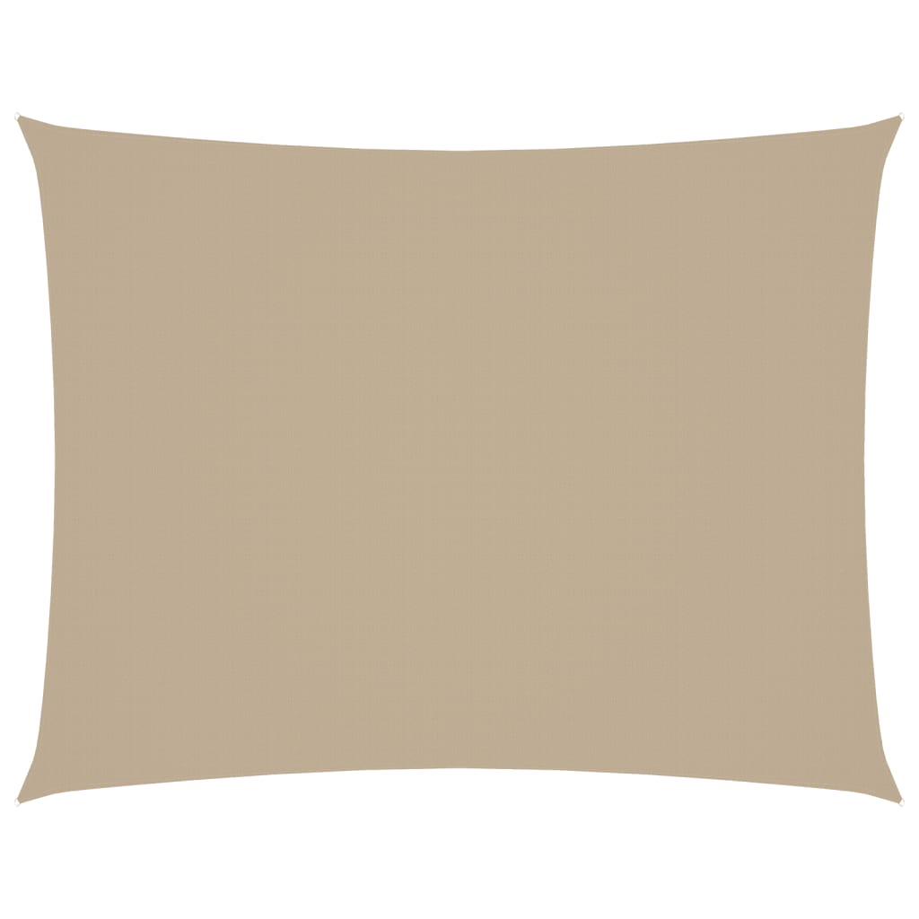 vidaXL Sunshade Sail Oxford Fabric Rectangular 6x7 m Beige