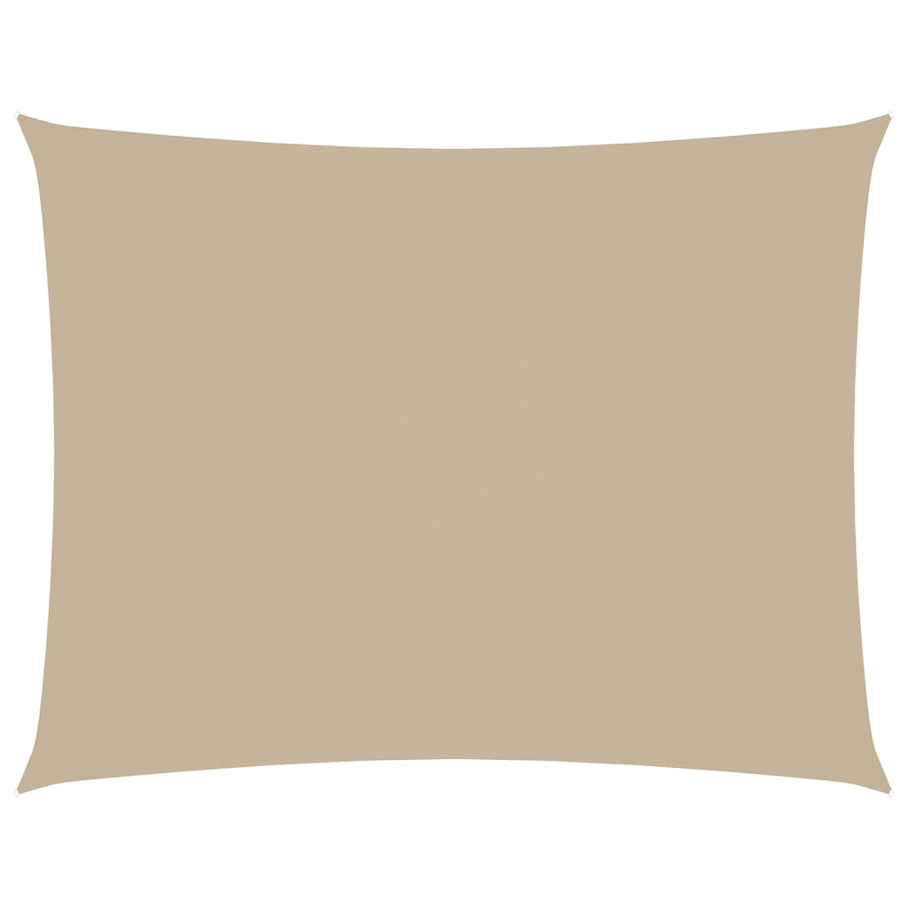 vidaXL Sunshade Sail Oxford Fabric Rectangular 6x8 m Beige