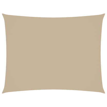 vidaXL Sunshade Sail Oxford Fabric Rectangular 6x8 m Beige
