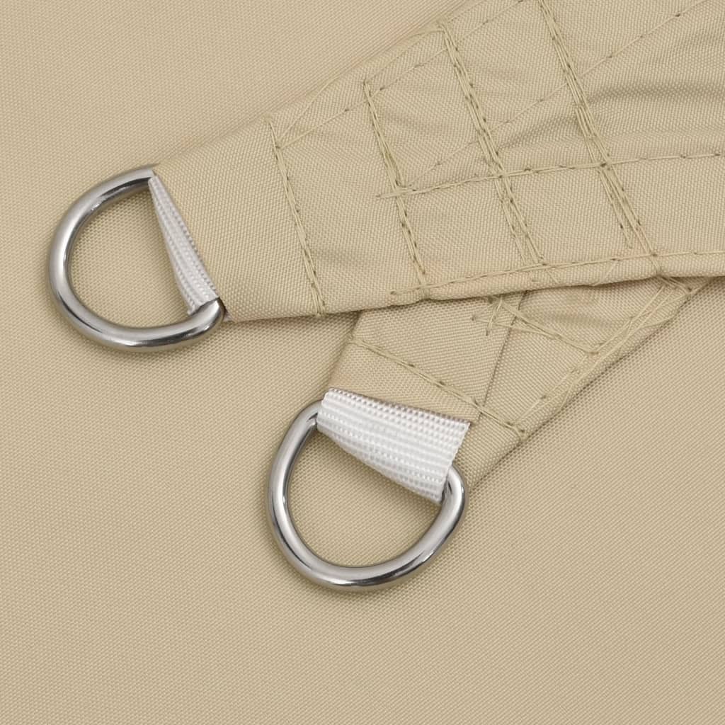 vidaXL Sunshade Sail Oxford Fabric Triangular 2.5x2.5x3.5 m Beige