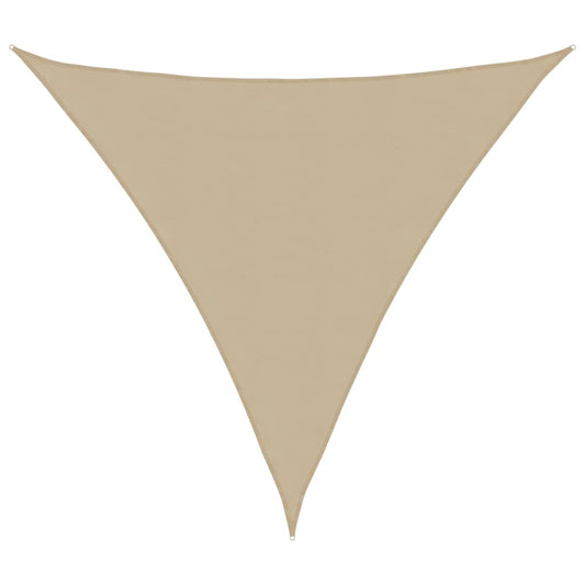 vidaXL Sunshade Sail Oxford Fabric Triangular 3x3x3 m Beige