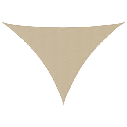 135173 vidaXL Sunshade Sail Oxford Fabric Triangular 3x4x5 m Beige