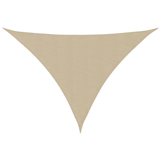135173 vidaXL Sunshade Sail Oxford Fabric Triangular 3x4x5 m Beige